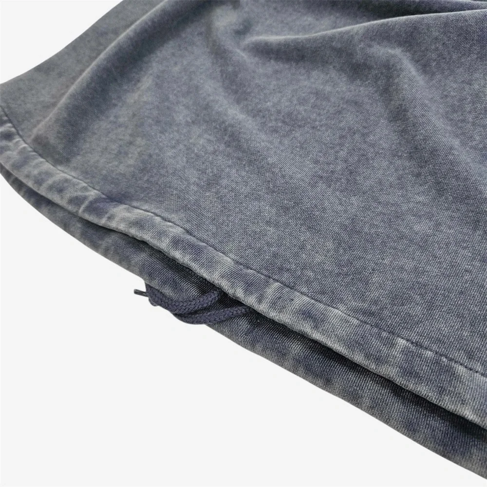 GAP Worldwide Logo Hoodie Acid Wash Navy Sweatshirt Dark Night Mens Size XL Tall - Picture 8 of 11